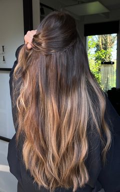 Hair weft extensions result by Kornelia Hairstylist